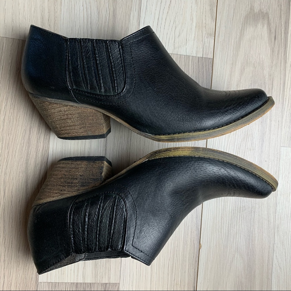 Very Volatile Black Western Ankle Booties
